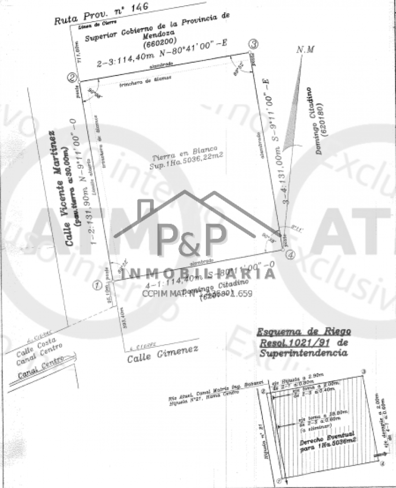 1,5 hect. en venta con Casa