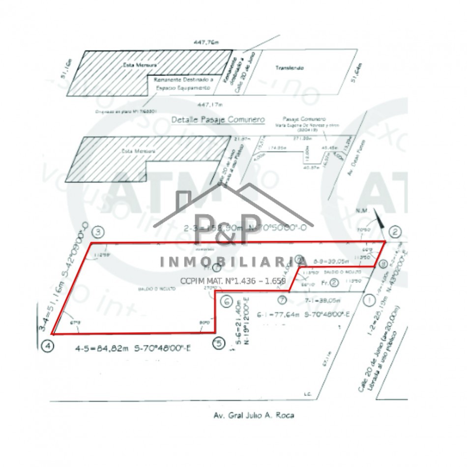 Lote 5000 m. 20 de Junio