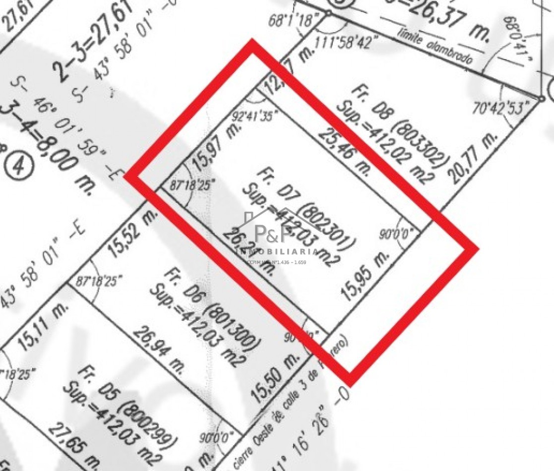 Lote barrio Semi cerrado - financiado